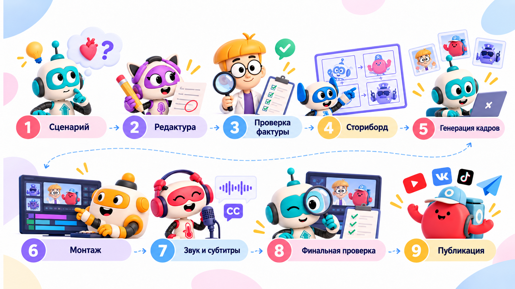 Производство мультфильма Производство мультфильма