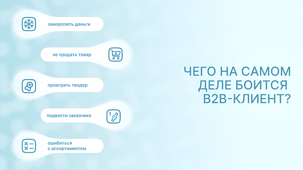 Чего боится B2B-клиент Чего боится B2B-клиент