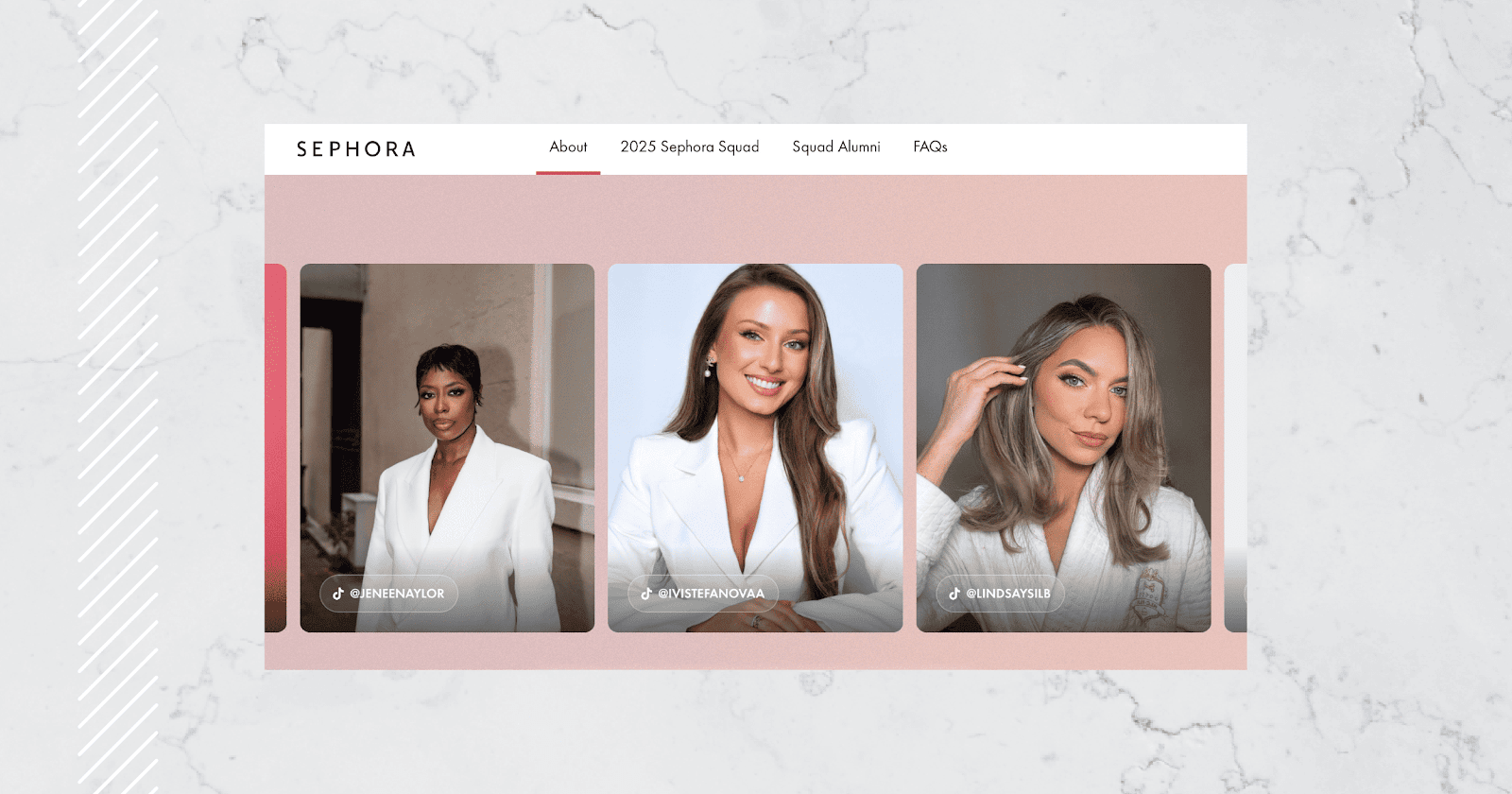 «Sephora» создала целую сеть амбассадоров через программу Sephora Squad «Sephora» создала целую сеть амбассадоров через программу Sephora Squad