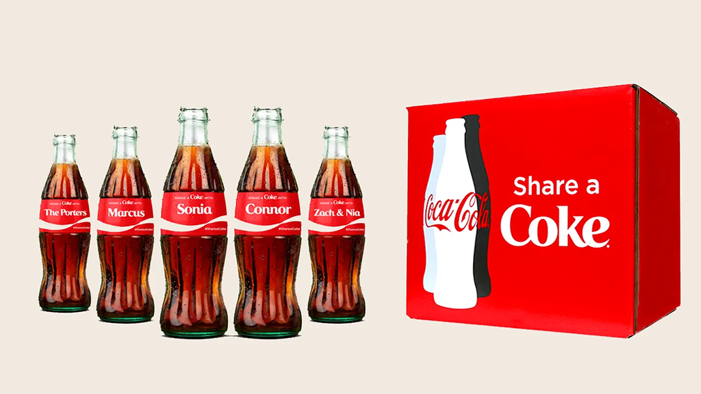 Кампания Share a Coke от Coca-Cola