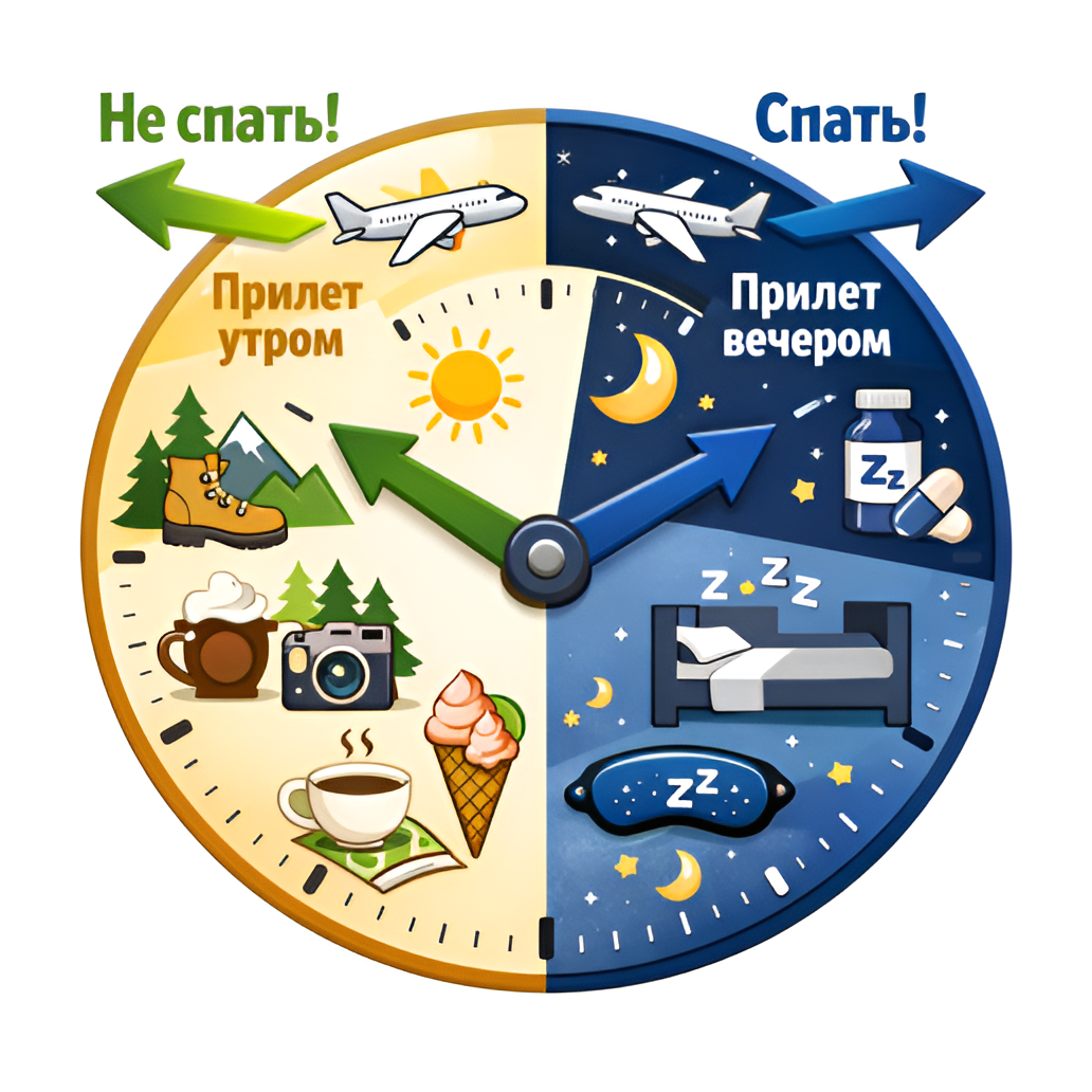 Джетлаг: почему «биочасы» сбиваются так легко, а переводятся так медленно
